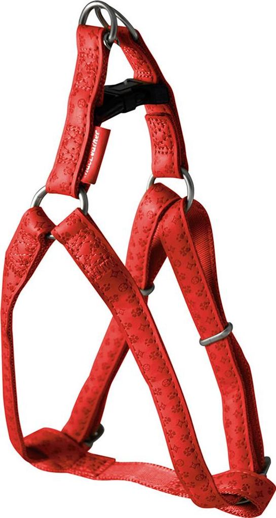 Harnais pour chien Nayeco Mac en cuir rouge 25 mm x 60-100 Image du produit 