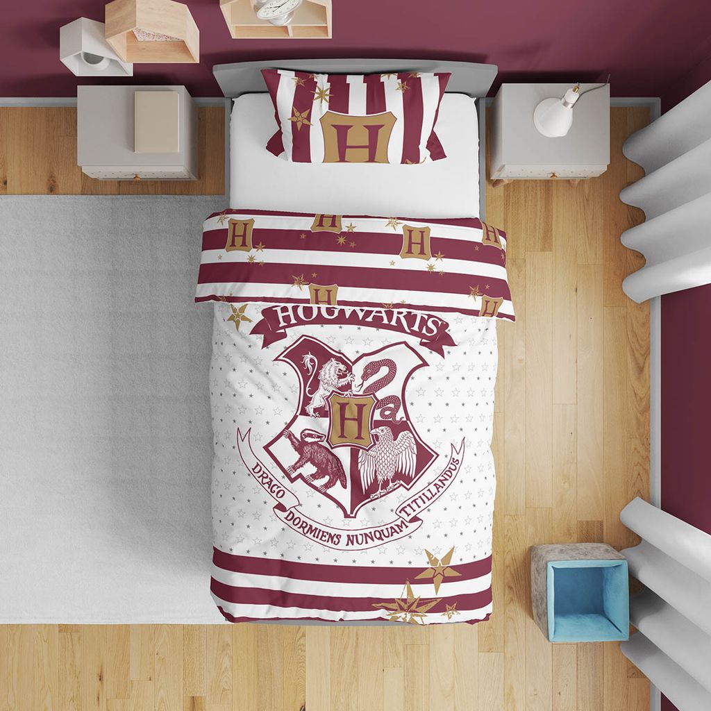Kinderbettwäsche Harry Potter 160x200+1x70x90cm