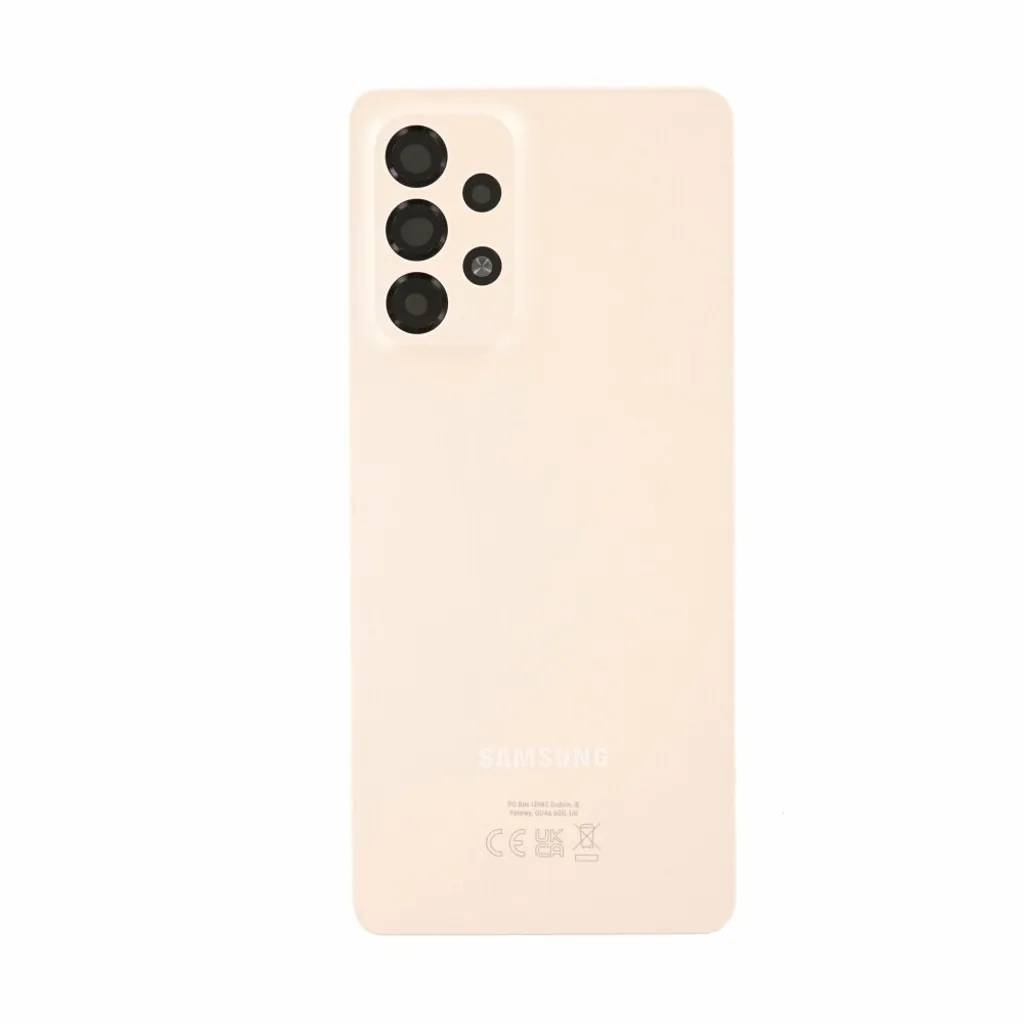 Coque Arrière Officielle Samsung A53 5G Couleur Pêche - GH82-28017D Durable