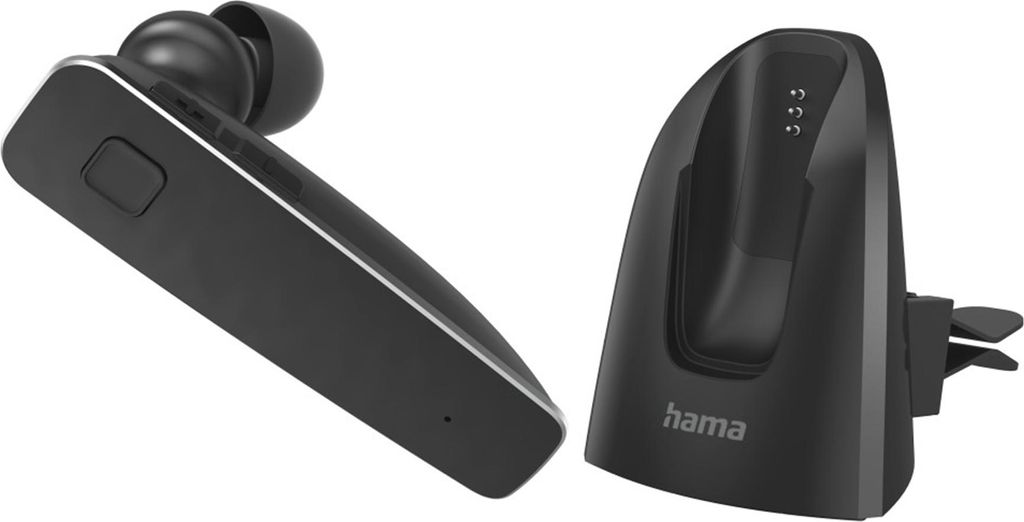 Hama Mono-Bluetooth -Headset MyVoice2100, Multipoint, Sprachsteuerung, Schwarz