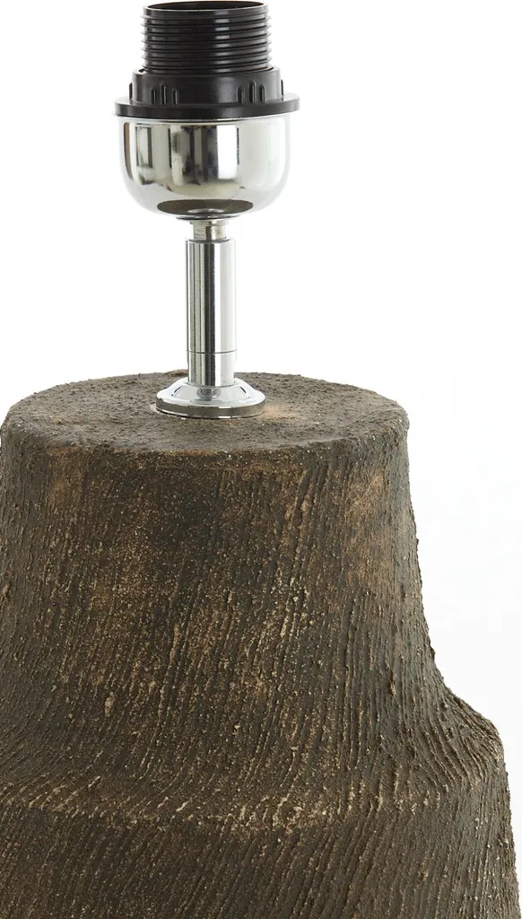 Lampe Céramique Kidira Marron E27 : Solution Éclairage Doux et Design - 2