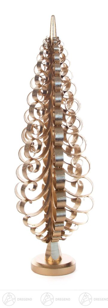 Spanbaum vergoldet (35cm) von Dregeno Seiffen