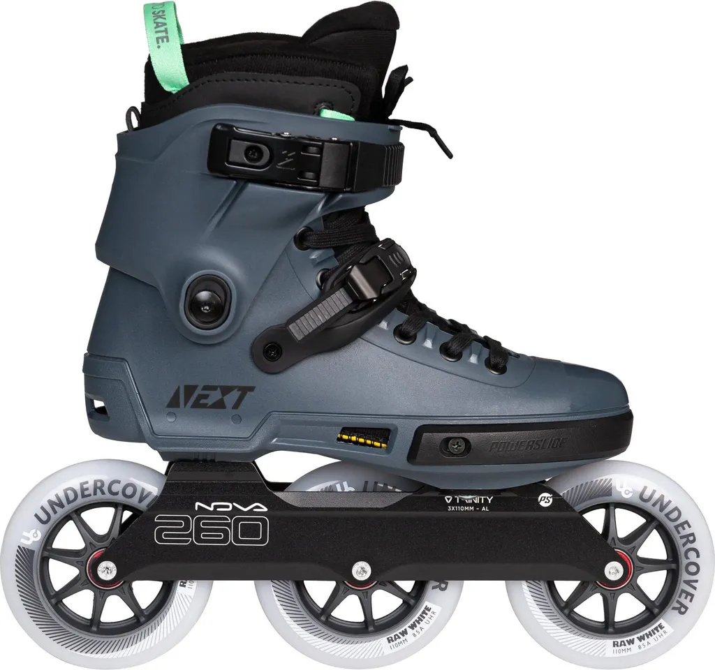 Roller Freeskate Powerslide Next Pro 110 Bleu 38-39 Patins à Trois Roues