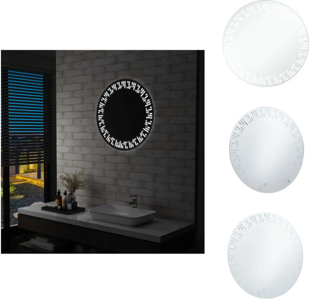 Specchio Bagno LED 70 cm vidaXL: Design Minimalista e Sicurezza IP65