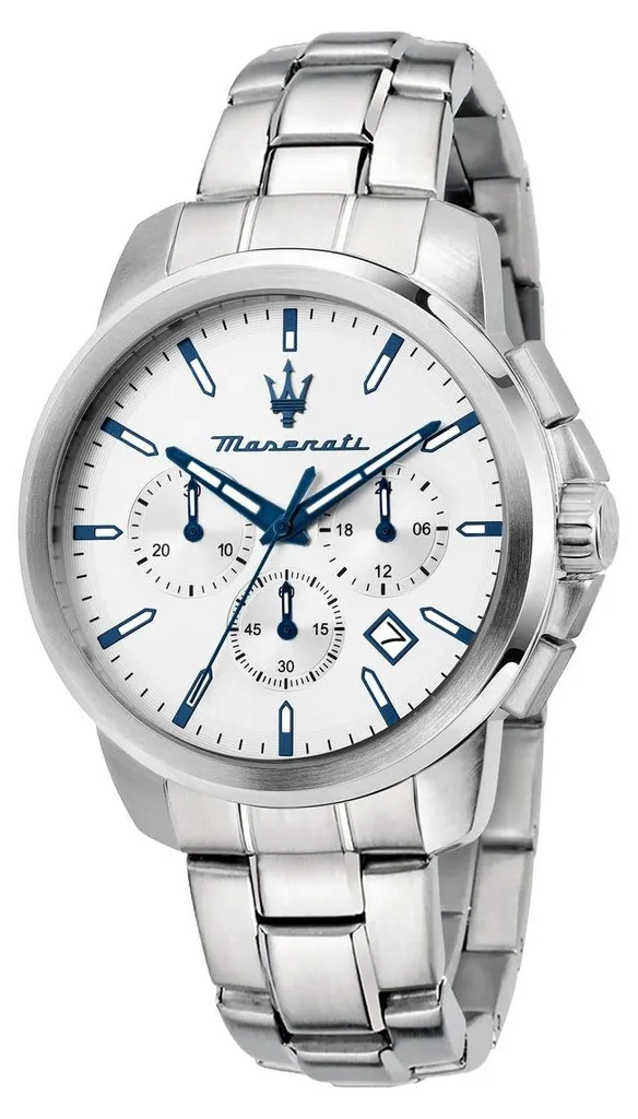 Maserati R8873621048 Montre Quartz Homme Successo Bracelet en Acier Gris