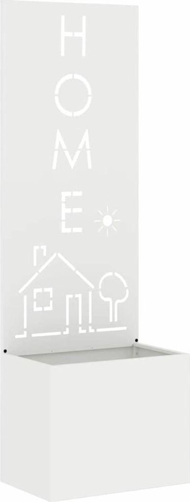 Garten Sichtschutz-Leinwand Weiß 50 x 140 cm