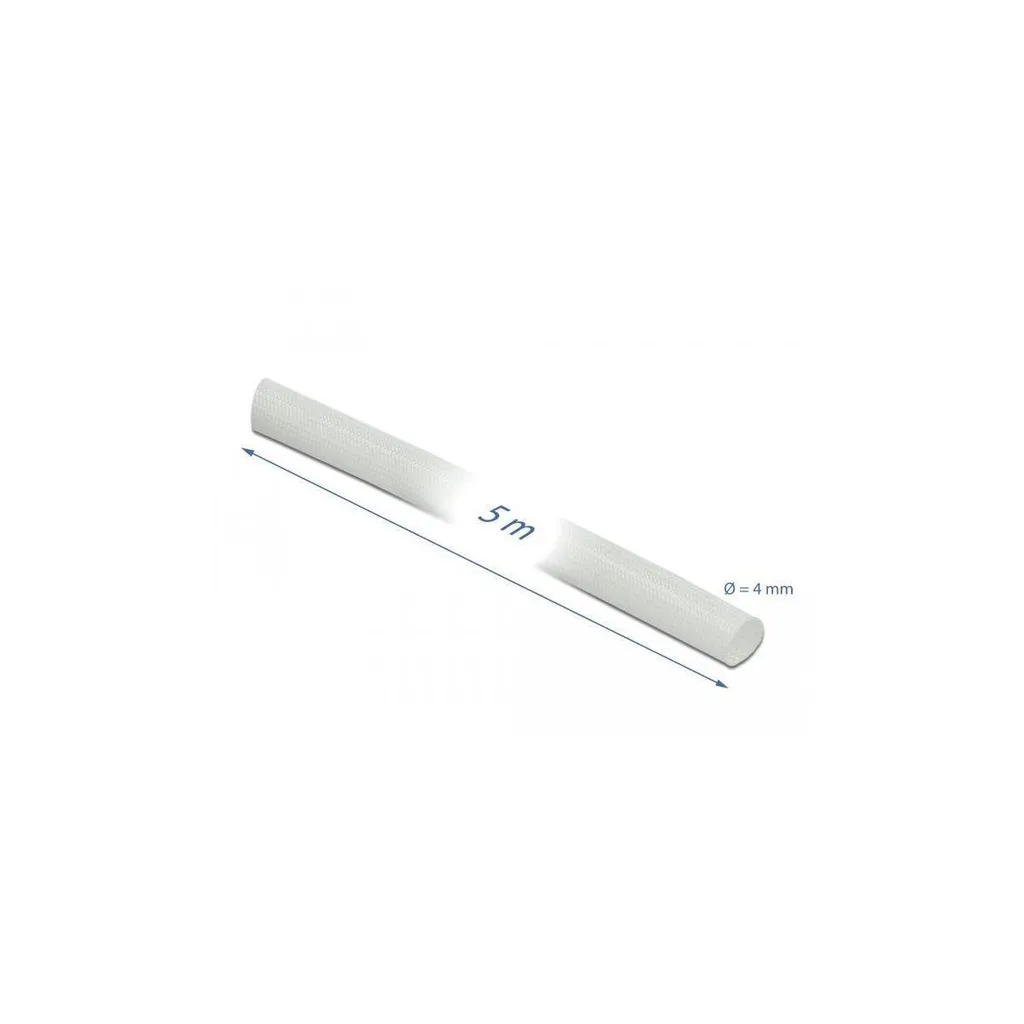 DELOCK Guaina di protezione in fibra di vetro 5mx4mm bianco