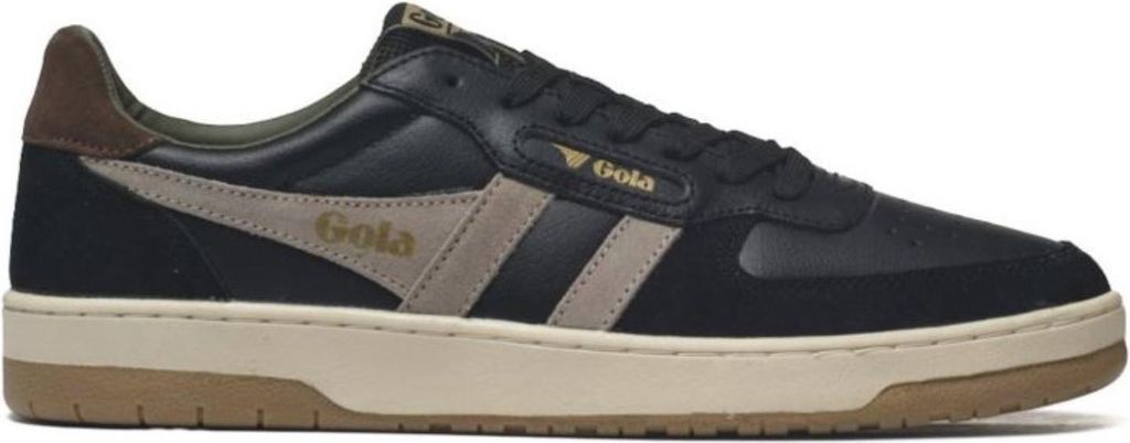 Gola Hawk CMB336BG Schuhe aus Leder und Wildleder, Schlägersport-inspiriert