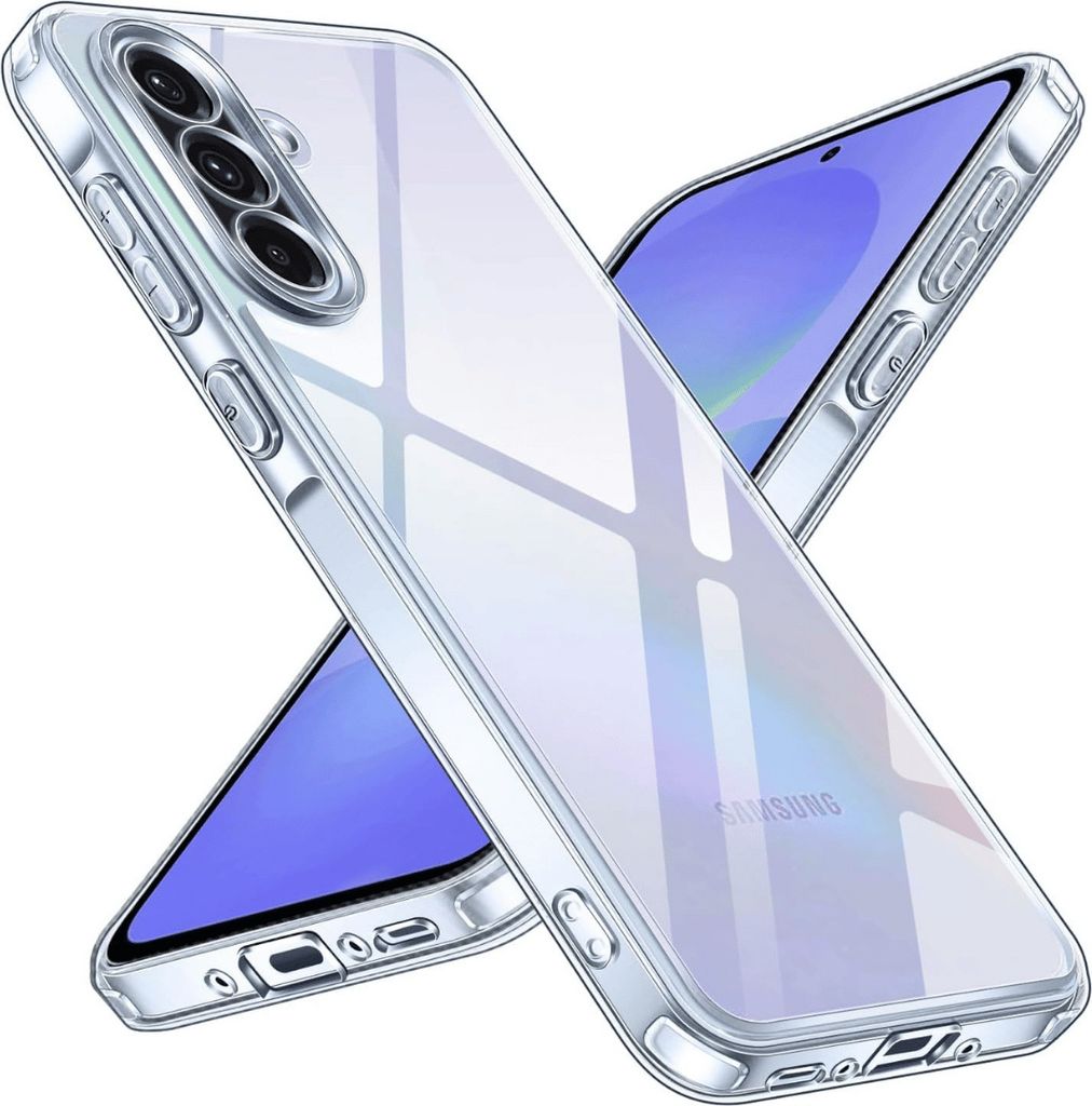 Schutzhülle für Samsung Galaxy A36 5G Transparent Silikon Produktbild 
