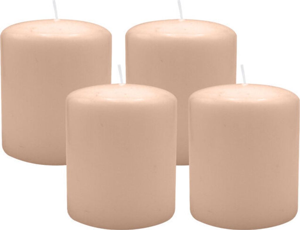 4er Set Adventskranzkerzen Portobello Nougat Ø 100 x 120 mm