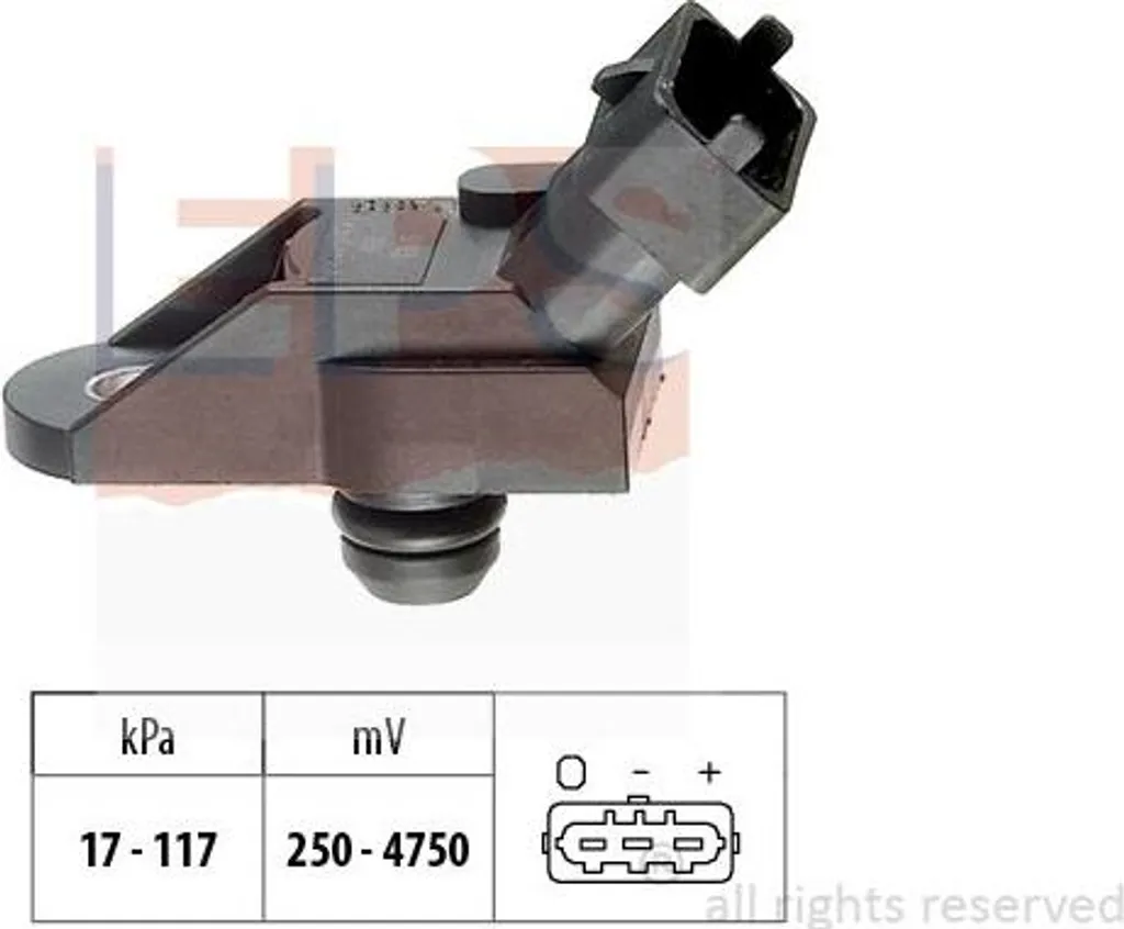 Capteur pression d'air 37830PDFE01 pour Honda Accord : Pièce de rechange