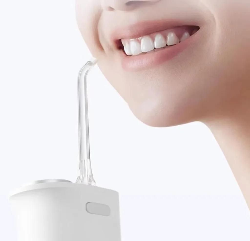 Munddusche Munddusche Kabellos Elektrischer Zahnreiniger,für optimale Zahn- & Zahnfleischpflege ,TYPE-C Wiederaufladbare Wasser Flosser IPX6 Wasse...