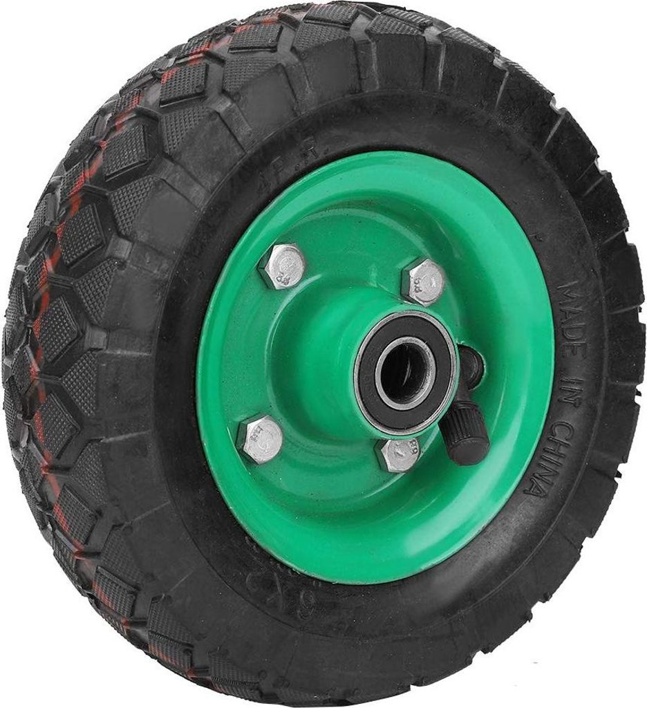 Aufblasbare Reifen für 6 Zoll Räder - Industrielle Luftreifen 250 kg - Schubkarrenreifen 36 psi