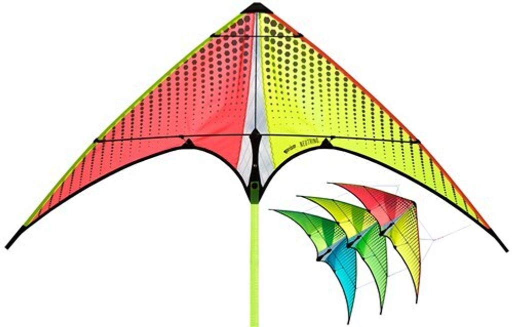 Lenkdrachen Prism Neutrino Stacker Mimosa SKNEUO Rot 100 cm
