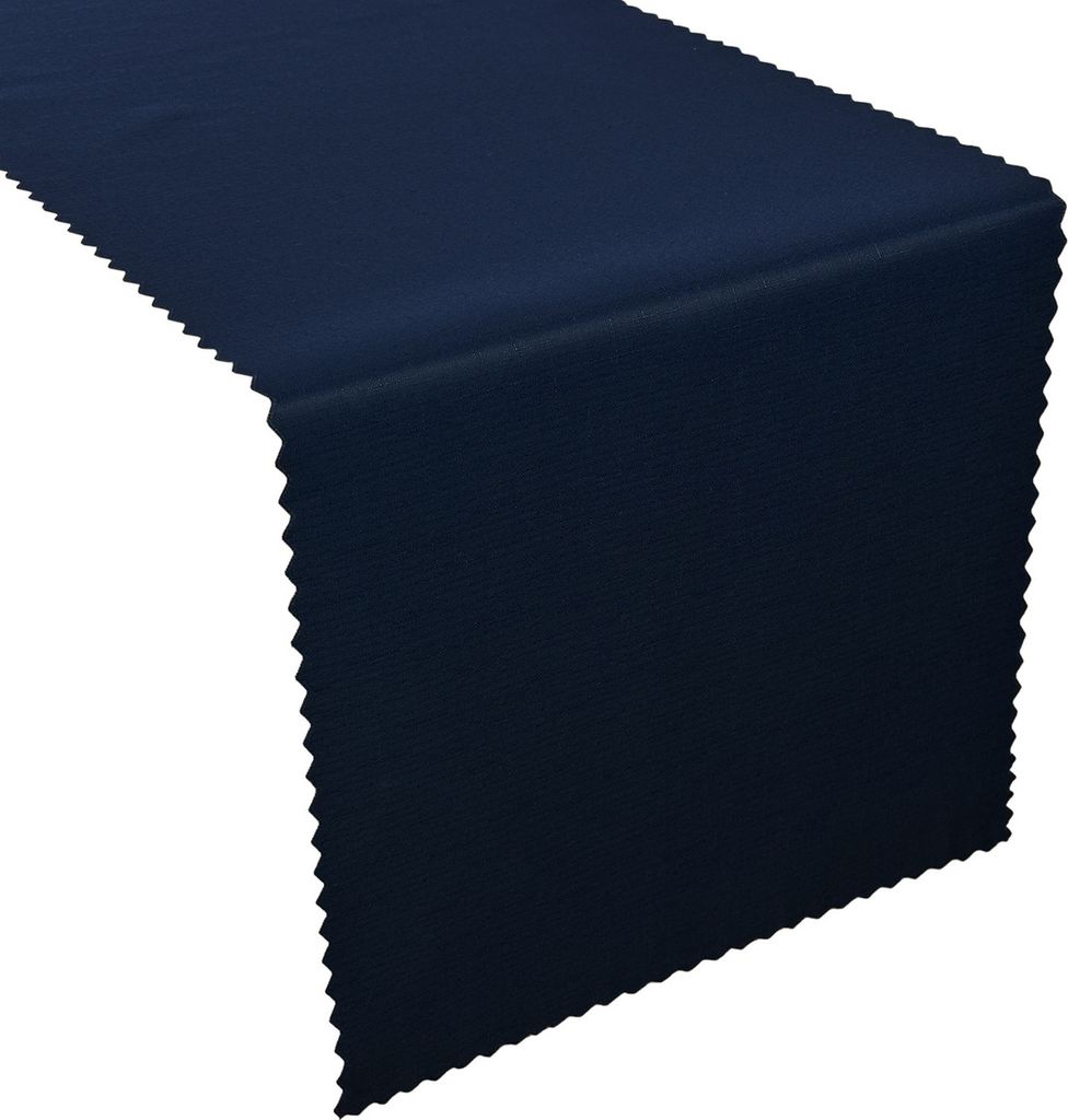 Fleckenresistente Tischtuchläufer I Marine 40x80 cm