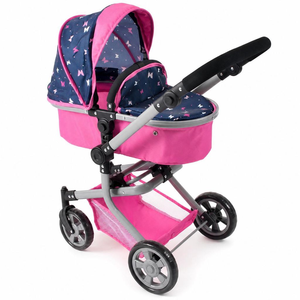 Bayer Chic 2000 Kombi-Puppenwagen Mika | 2in1 Buggy & Produktbild 