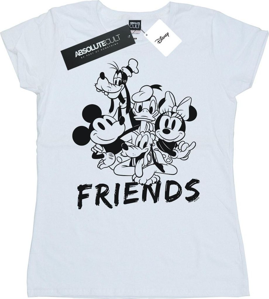 Disney - "Mickey Mouse And Friends" T-Shirt für Damen BI48741 (XXL) (Weiß)