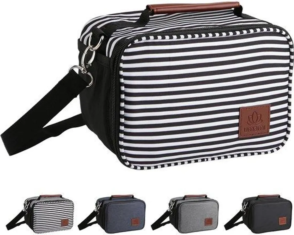 Sac lunch box isotherme de voyage multicolore idéal pour le déjeuner