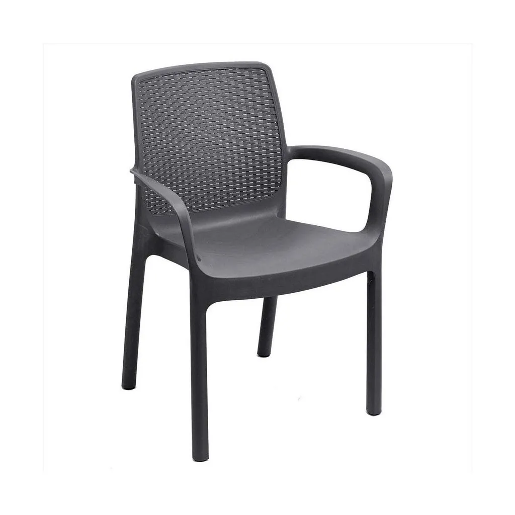 Fauteuil de terrasse Regina anthracite pour balcon et jardin gain de place