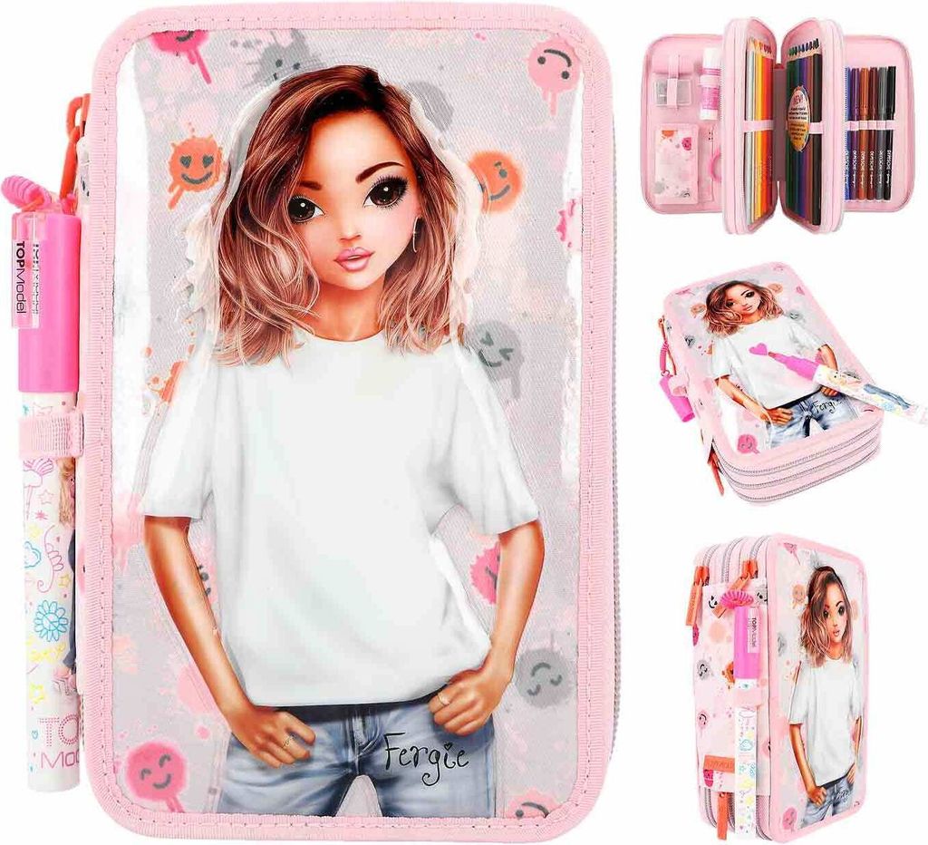 TOPModel 3-Fach Federtasche mit Stift HAPPY TOGETHER Produktbild 2