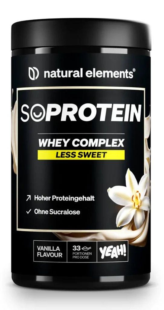 Whey Protein Pulver - 1000 g Pulver_für 33 Portionen / Produktbild 