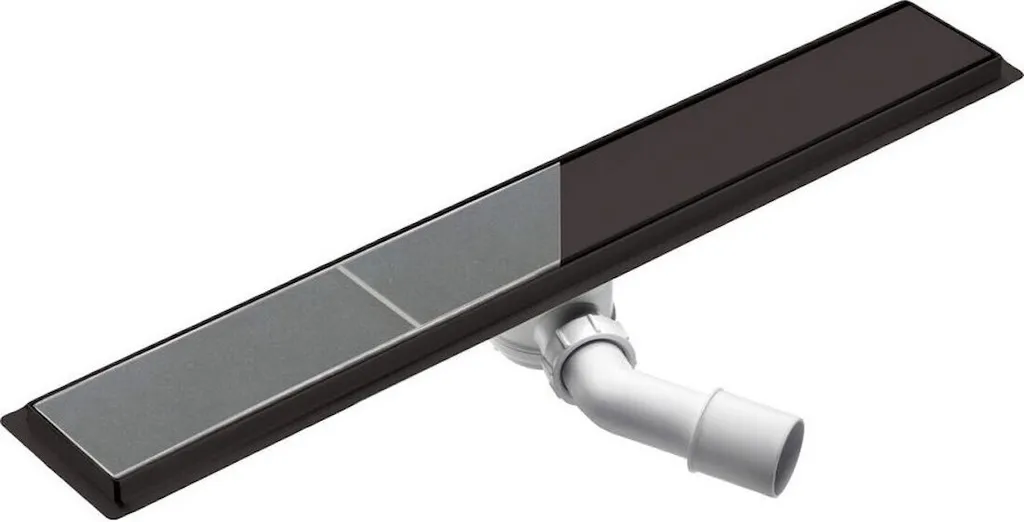 Caniveau de douche 100 cm anti-odeur avec filtre cheveux amovible