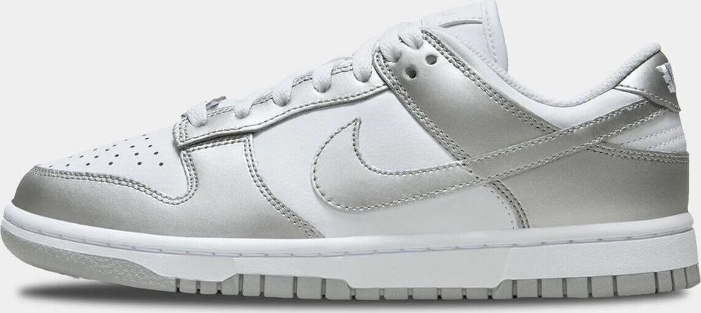 Buty męskie Nike Dunk Low White Metallic Silver Grey Fog -