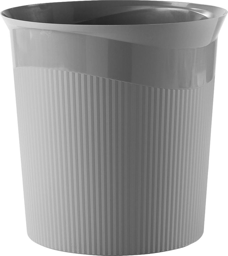 Han - Paper Bin Han Re -Loop 13L Rund Grey | 1 Stück | 6 Stück