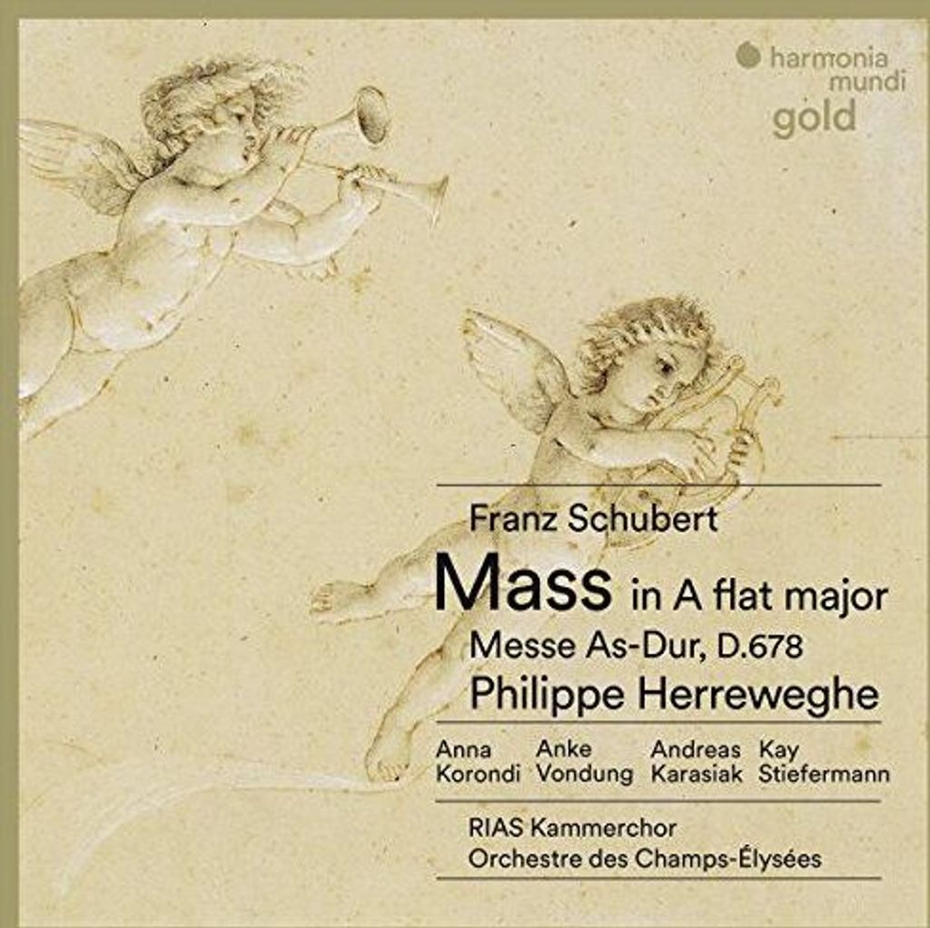 Schubert: Mass In A Flat Major Herreweghe (digipack)