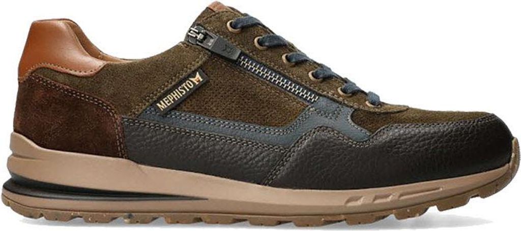Mephisto Bradley Herren, Schnürer, Halbschuhe, Leder, Dunkelbraun - Herrenschuhe Sneaker / Schnürschuh, Braun, leder