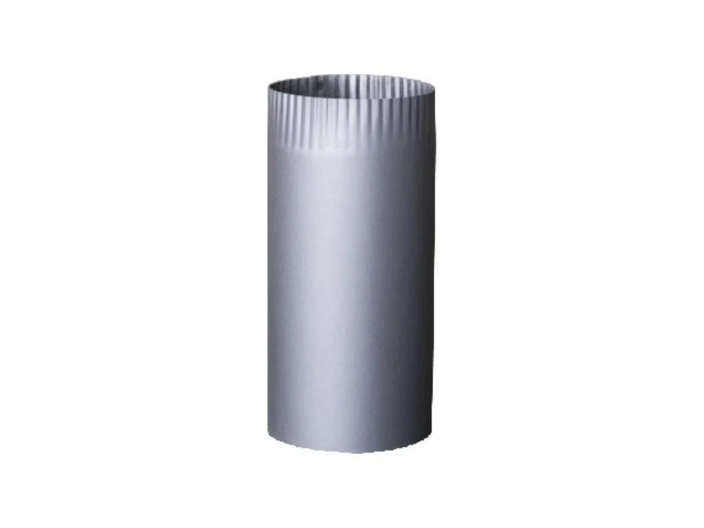 Tuyau évacuation fumées o150 mm anthracite 0,25m : étanchéité garantie