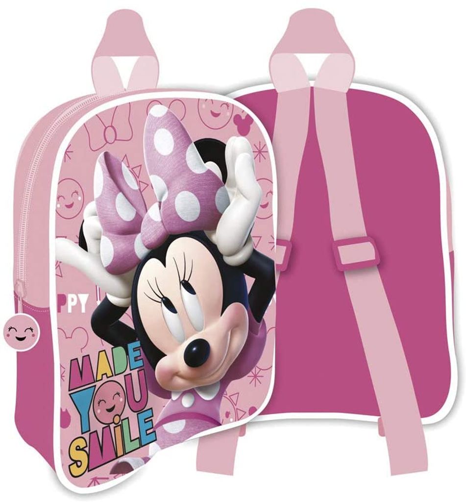 Minnie Maus 3D Rucksack Kinderrucksack Kindergartentasche Kindergartenrucksack ca. 33cm