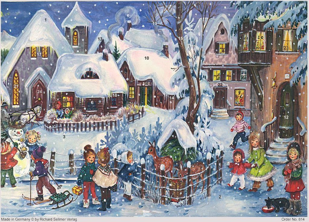 Adventskalender "Es schneit" Produktbild 
