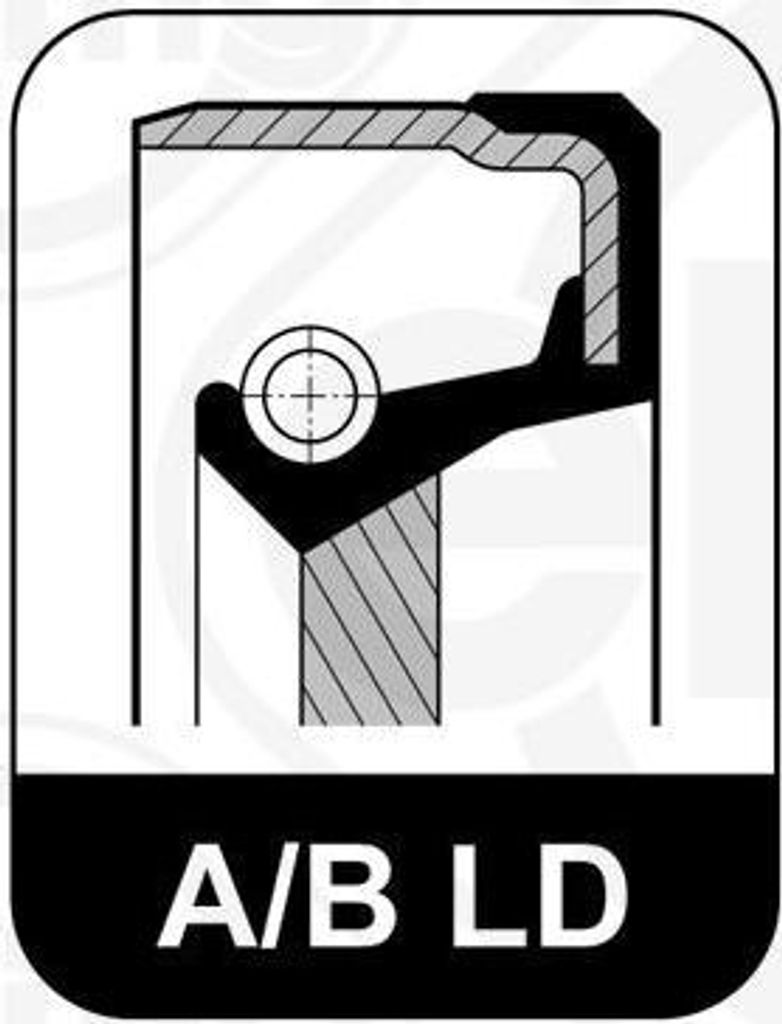 ELRING Dichtring 141.950 Ausgang passend für MERCEDES-BENZ ACTROS 13mm FPM (Fluor-Kautschuk) 95mm 115mm