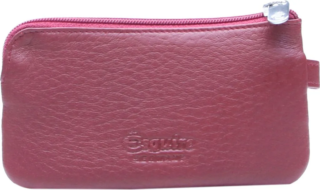 Étui de protection pour clés Esquire rouge foncé : idéal pour vos poches