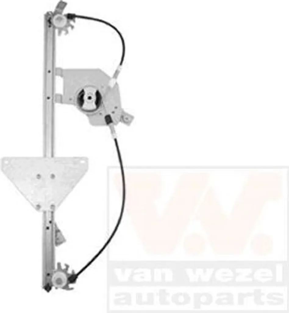 Alzacristalli Elettrico DX VAN WEZEL Anteriore | Ricambi Auto Professionali