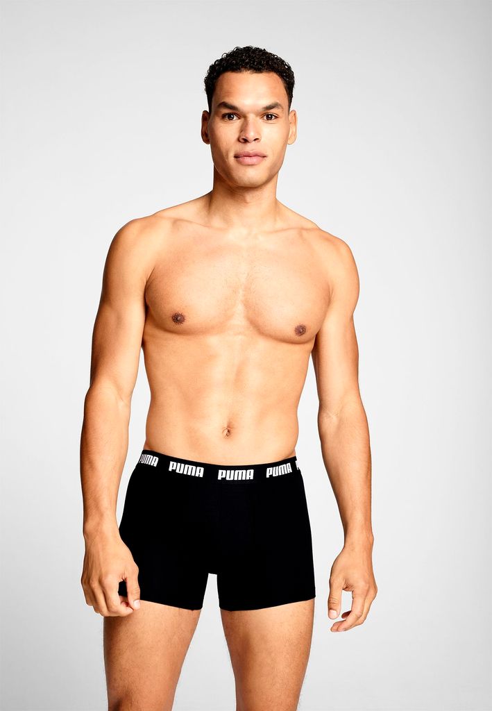 PUMA ACCESSORIES - puma men everyday boxer 3p - Sportunterwäsche Herren - Schwarz-Multicolour