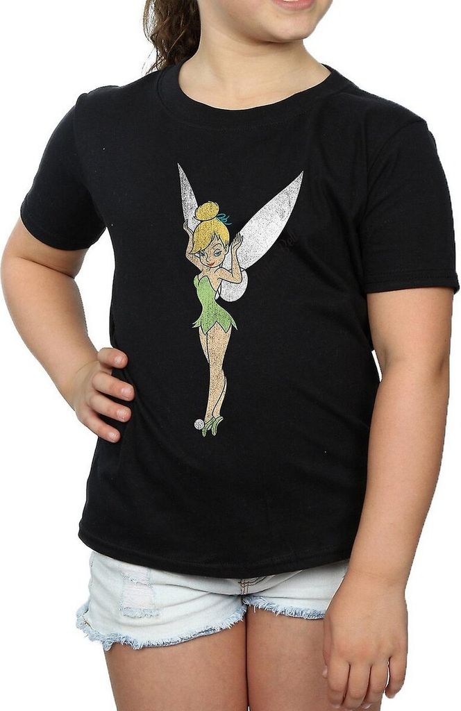 Tinkerbell - "Classic" T-Shirt für Mädchen BI1629 (128) (Schwarz)
