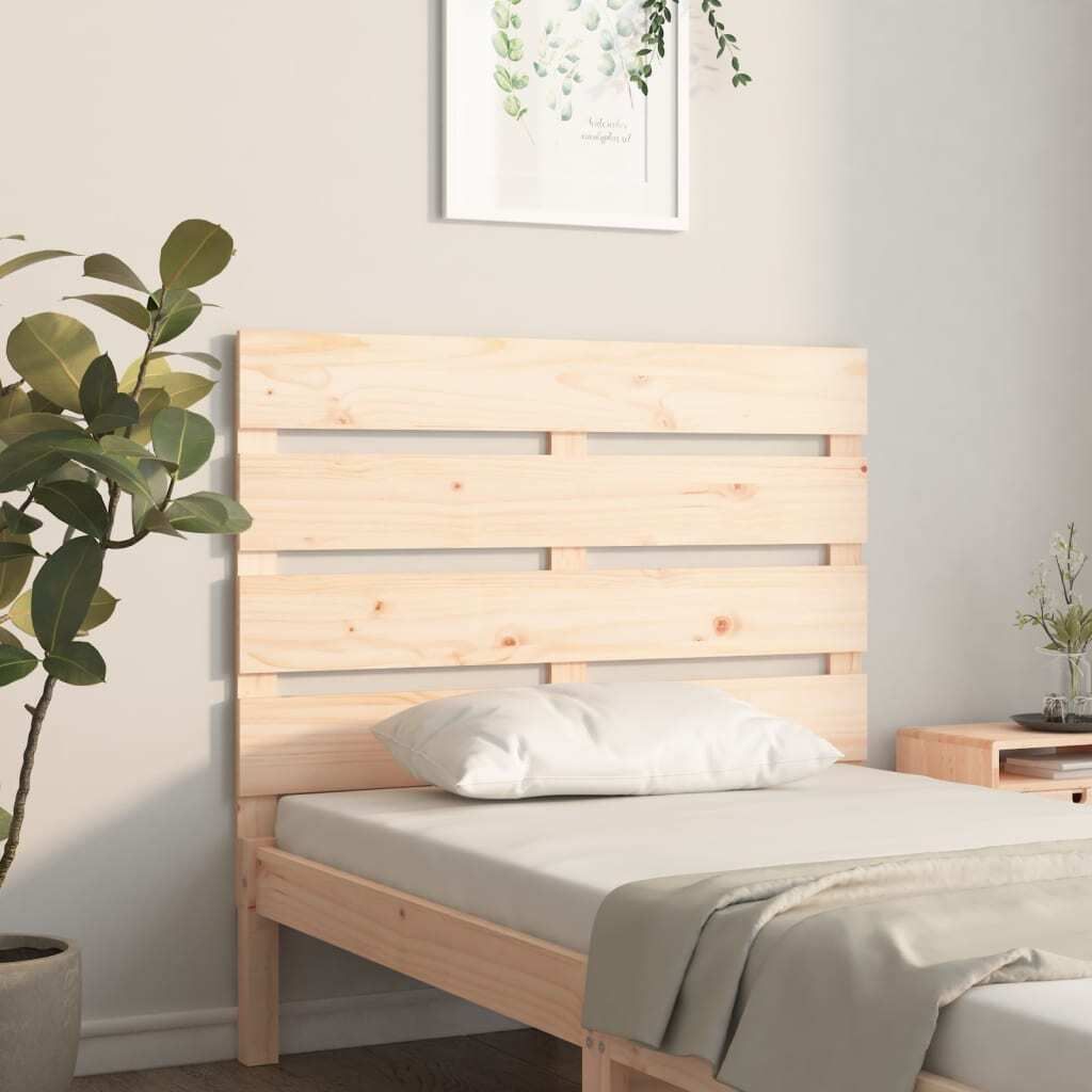 Cloris Designermöbel Kopfteil 75x3x80cm Massivholz Kiefer 2024 Neu