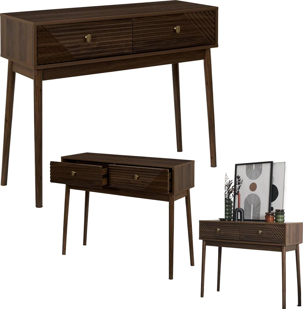 Table console d'entrée pratique pour ranger vos clés et décorer le hall