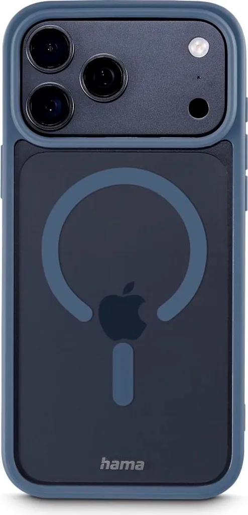 Coque Extreme Protect iPhone 17 Pro Max Magnétique Transparente Bleue