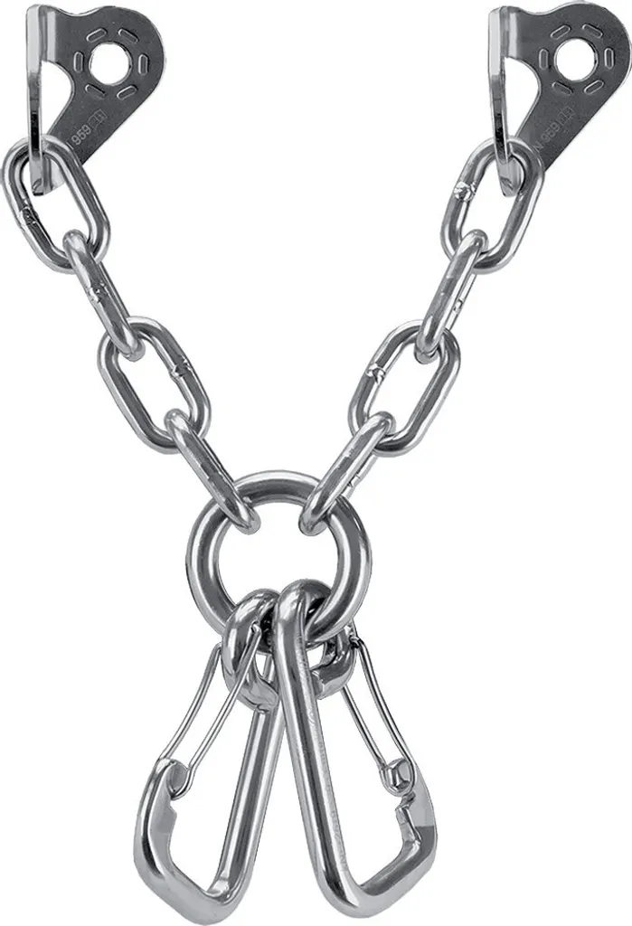 Anneau de sangle et chaîne d'ancrage Rock Empire multi-boucles robuste
