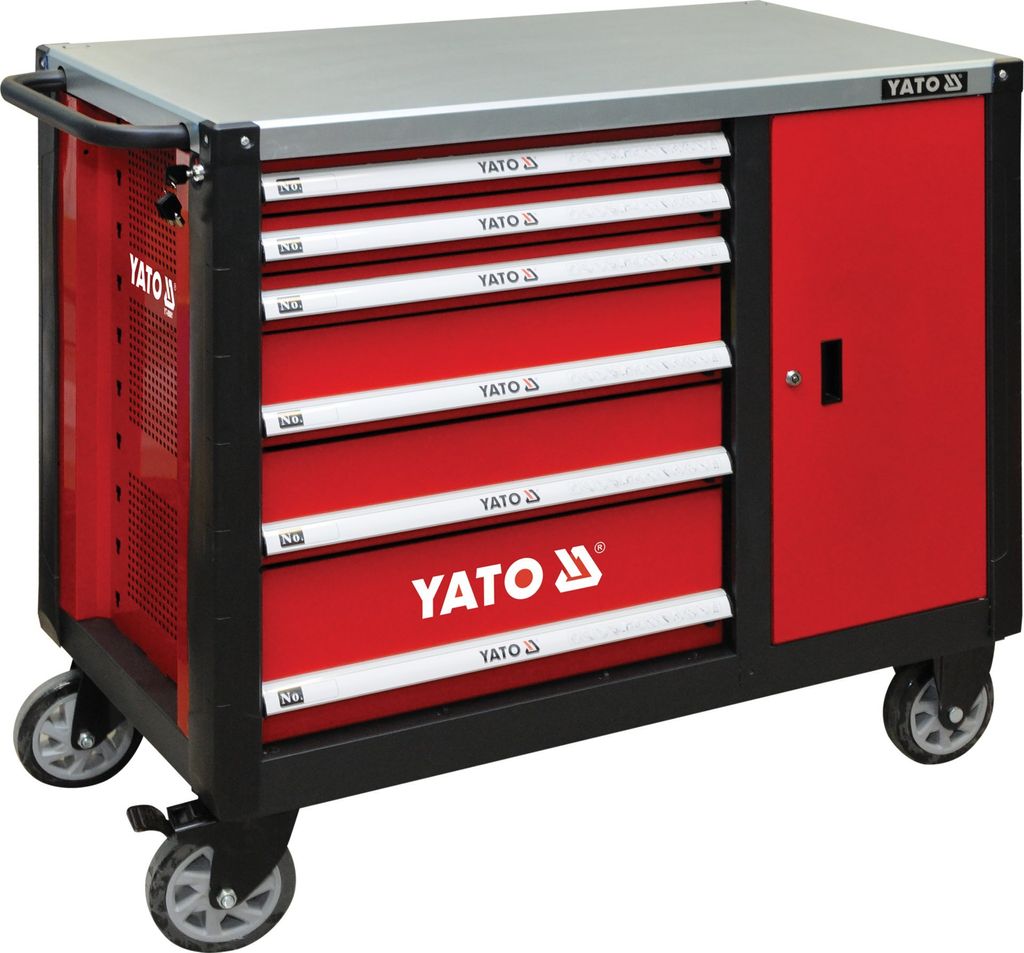 Yato YT-09002, Stahl, Rot, 6 Schublade(n), 1 Schublade(n), Produktbild 