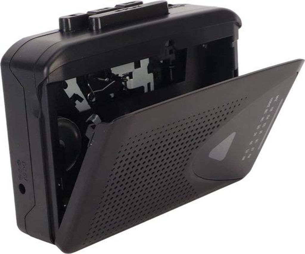 Portable Kassetten-Player, Retro-FM-AM-Radio-Walkman mit Lautsprecher und Kopfhörer-Anschluss, Kassetten-zu-MP3-Konverter, Reisekassettenrekorder ...
