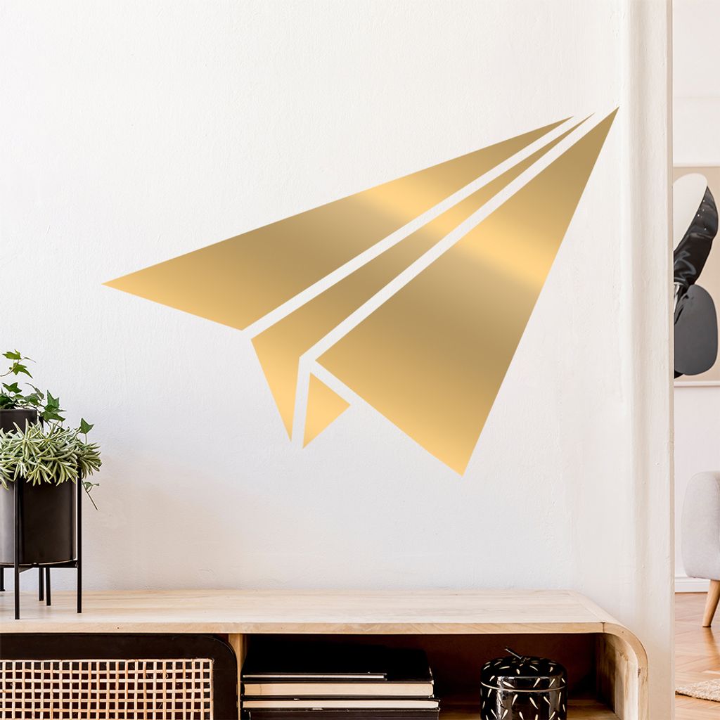 Papierfalten Papierflieger Wandtattoo Wandaufkleber Wall Sticker - Dekoration, Küche, Wohnzimmer, Schlafzimmer, Badezimmer
