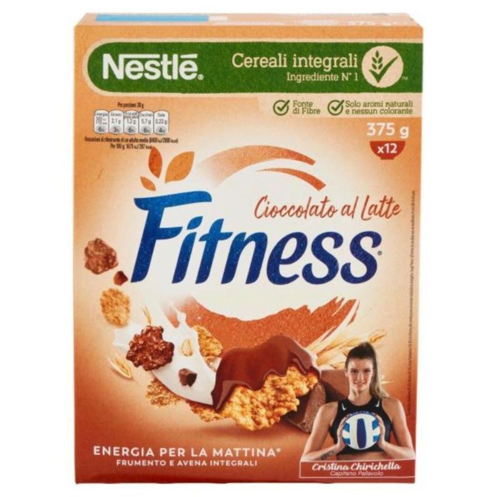 Fitness Milchschokoladen-Frühstücksmüsli mit Produktbild 