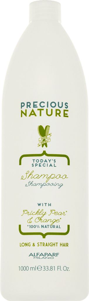 Alfaparf Milano Precious Nature Today's Special Shampoo Prickly Pear & Orange glättendes Shampoo für widerspenstiges Haar 1000 ml