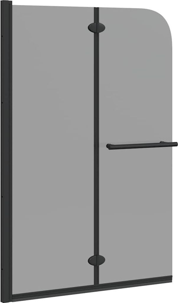 vidaXL Duschabtrennung Dunkel transparent 120 x 140 cm Produktbild 