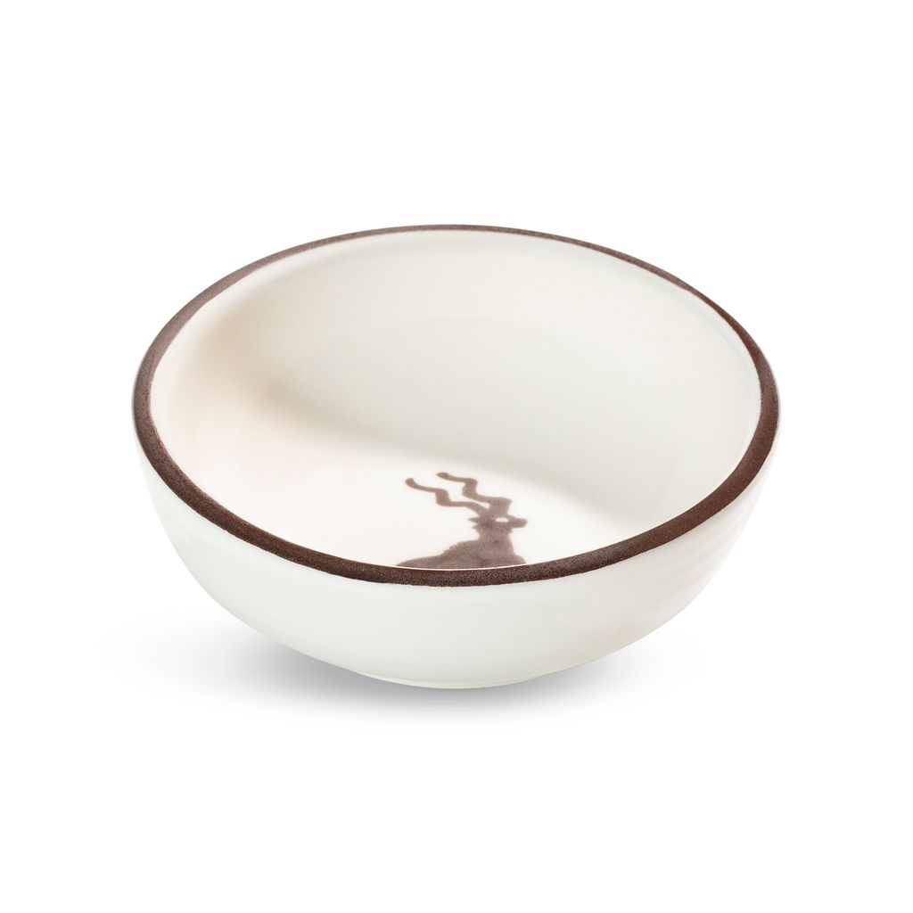 Gmundner Keramik Brauner Kudu, Dip-Schälchen 9cm