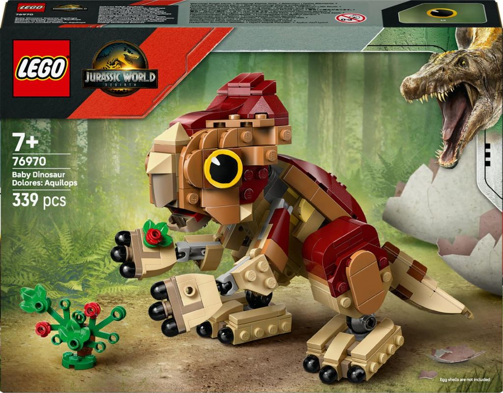 LEGO Jurassic World Dinosauro Cucciolo Dolores: Aquilops Immagine del prodotto 